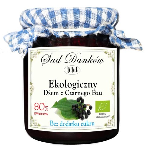 CZARNY BEZ 80 % BIO 260 g - SAD DANKÓW CZARNY BEZ 80 % BIO 260 g - SAD DANKÓW