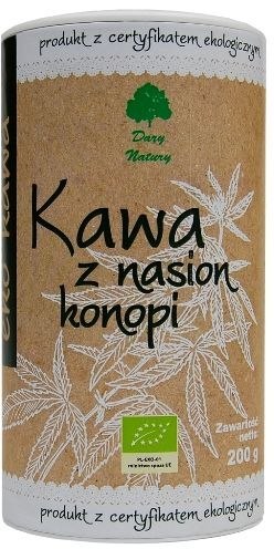 KAWA Z NASION KONOPI BIO 200 g - DARY NATURY KAWA Z NASION KONOPI BIO 200 g - DARY NATURY