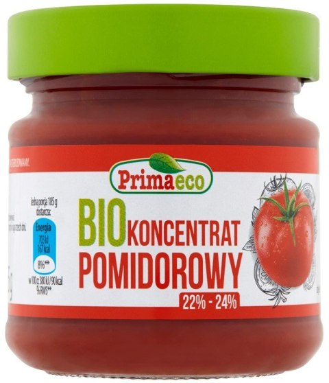 KONCENTRAT POMIDOROWY 22 % - 24 % BIO 185 g - PRIMAVIKA (PRIMAECO) KONCENTRAT POMIDOROWY 22 % - 24 % BIO 185 g - PRIMAVIKA (PRIMAECO)