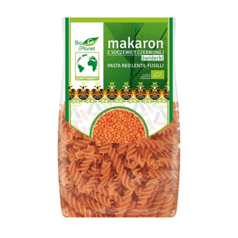 MAKARON PROTEINOWY (Z SOCZEWICY CZERWONEJ) ŚWIDERKI BIO 250 g - BIO PLANET MAKARON PROTEINOWY (Z SOCZEWICY CZERWONEJ) ŚWIDERKI BIO 250 g - BIO PLANET