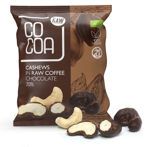 ORZECHY NERKOWCA W CZEKOLADZIE KAWOWEJ BIO 70 g - COCOA ORZECHY NERKOWCA W CZEKOLADZIE KAWOWEJ BIO 70 g - COCOA