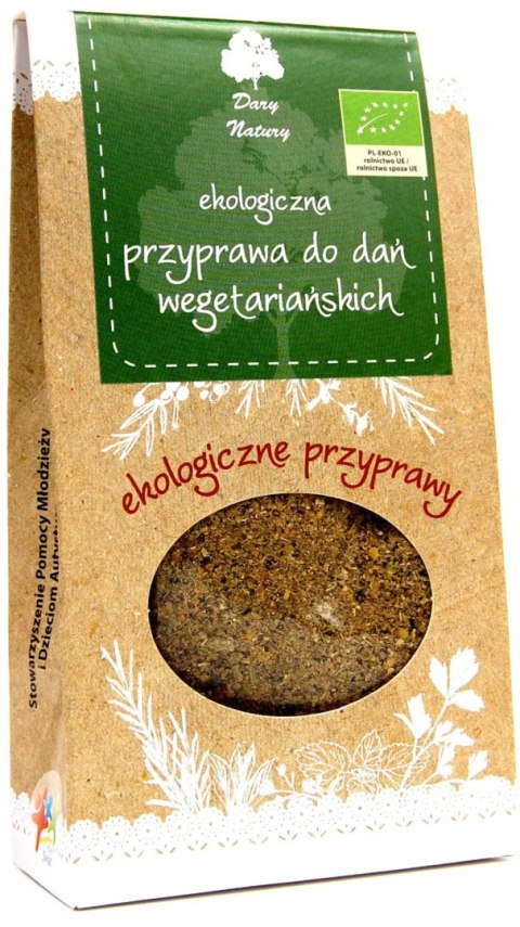 PRZYPRAWA DO DAŃ WEGETARIAŃSKICH BIO 40 g - DARY NATURY PRZYPRAWA DO DAŃ WEGETARIAŃSKICH BIO 40 g - DARY NATURY