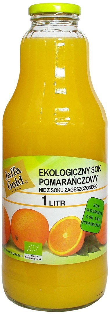 SOK POMARAŃCZOWY NFC BIO 1 L - JAFFA GOLD SOK POMARAŃCZOWY NFC BIO 1 L - JAFFA GOLD