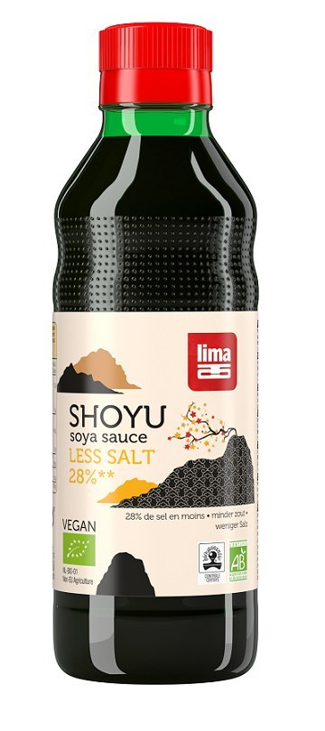 SOS SOJOWY SHOYU 28 % MNIEJ SOLI BIO 250 ml - LIMA SOS SOJOWY SHOYU 28 % MNIEJ SOLI BIO 250 ml - LIMA