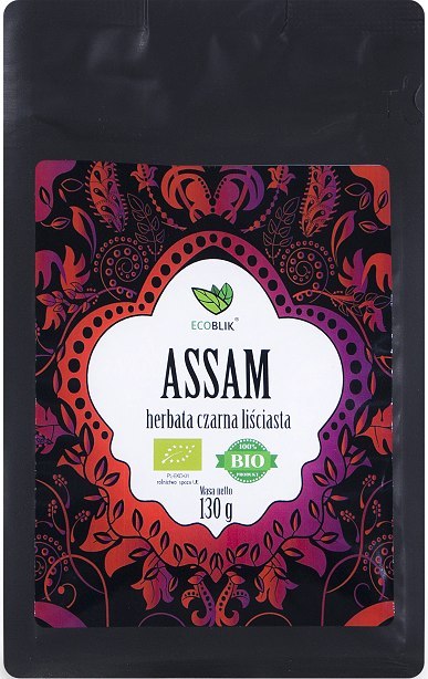 HERBATA CZARNA LIŚCIASTA ASSAM BIO 130 g - ECOBLIK HERBATA CZARNA LIŚCIASTA ASSAM BIO 130 g - ECOBLIK