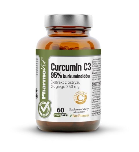 KURKUMINA (350 mg) BEZGLUTENOWA 60 KAPSUŁEK - PHARMOVIT (CLEAN LABEL) KURKUMINA (350 mg) BEZGLUTENOWA 60 KAPSUŁEK - PHARMOVIT (CLEAN LABEL)