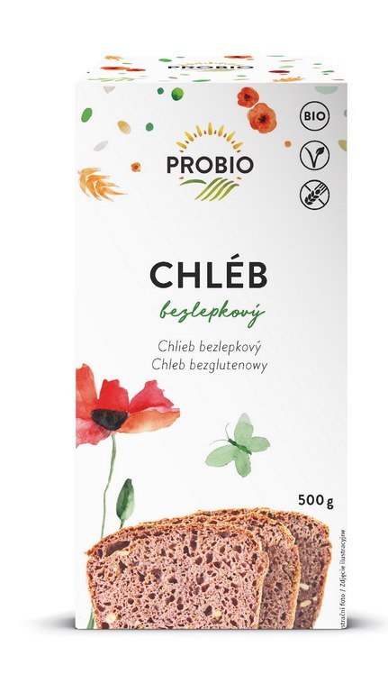 MIESZANKA DO WYPIEKU CHLEBA BEZGLUTENOWA BIO 500 g - PROBIO MIESZANKA DO WYPIEKU CHLEBA BEZGLUTENOWA BIO 500 g - PROBIO