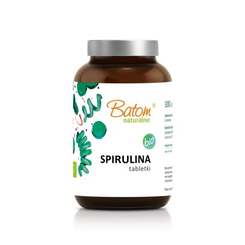SPIRULINA BIO (400 mg) 300 TABLETEK - BATOM SPIRULINA BIO (400 mg) 300 TABLETEK - BATOM