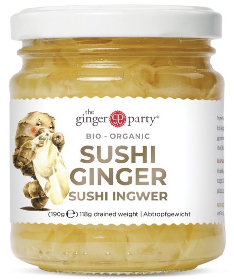 IMBIR MARYNOWANY DO SUSHI BIO 190 g (118 g) - GINGER PEOPLE IMBIR MARYNOWANY DO SUSHI BIO 190 g (118 g) - GINGER PEOPLE