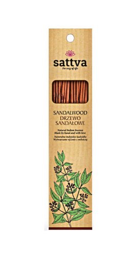 KADZIDŁO INDYJSKIE DRZEWO SANDAŁOWE (15 szt.) 30 g - SATTVA (WELLNESS) KADZIDŁO INDYJSKIE DRZEWO SANDAŁOWE (15 szt.) 30 g - SATTVA (WELLNESS)
