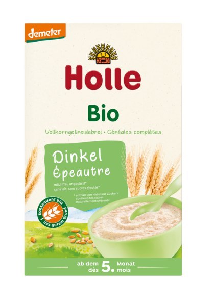KASZKA ORKISZOWA PEŁNOZIARNISTA BEZ DODATKU CUKRÓW OD 5 MIESIĄCA DEMETER BIO 250 g - HOLLE KASZKA ORKISZOWA PEŁNOZIARNISTA BEZ DODATKU CUKRÓW OD 5 MIESIĄCA DEMETER BIO 250 g - HOLLE
