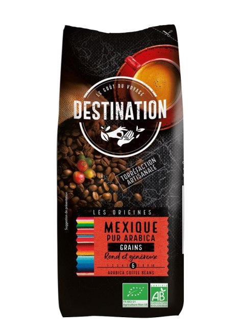 KAWA ZIARNISTA ARABICA 100 % MEKSYK FAIR FOR LIFE BIO 1 kg - DESTINATION KAWA ZIARNISTA ARABICA 100 % MEKSYK FAIR FOR LIFE BIO 1 kg - DESTINATION