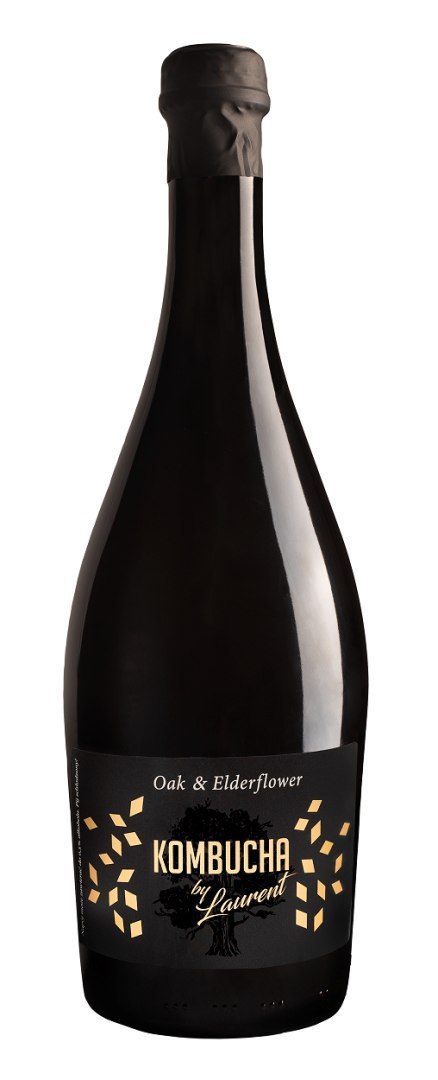 KOMBUCHA SZAMPAŃSKA NA PŁATKACH DĘBU O SMAKU KWIATÓW CZARNEGO BZU BIO 750 ml - KOMBUCHA BY LAURENT KOMBUCHA SZAMPAŃSKA NA PŁATKACH DĘBU O SMAKU KWIATÓW CZARNEGO BZU BIO 750 ml - KOMBUCHA BY LAURENT