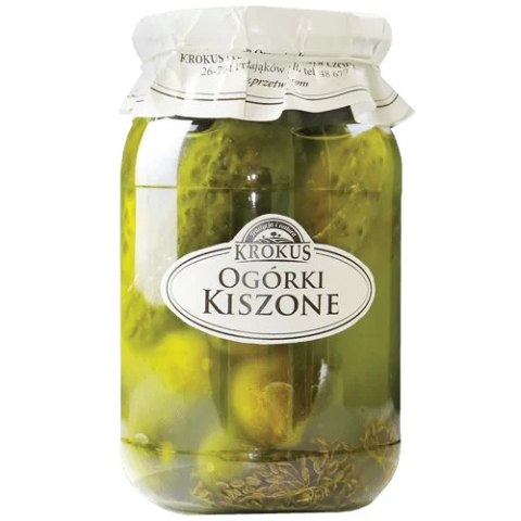 OGÓRKI KISZONE 810 g (450 g) - KROKUS OGÓRKI KISZONE 810 g (450 g) - KROKUS