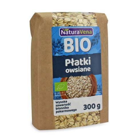 PŁATKI OWSIANE BIO 300 g - NATURAVENA PŁATKI OWSIANE BIO 300 g - NATURAVENA