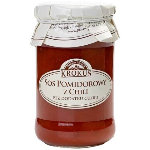 SOS POMIDOROWY Z CHILI BEZ DODATKU CUKRÓW 340 g - KROKUS SOS POMIDOROWY Z CHILI BEZ DODATKU CUKRÓW 340 g - KROKUS