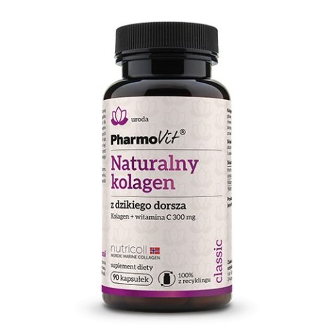 KOLAGEN Z DZIKIEGO DORSZA + WITAMINA C BEZGLUTENOWY 90 KAPSUŁEK - PHARMOVIT (CLASSIC) KOLAGEN Z DZIKIEGO DORSZA + WITAMINA C BEZGLUTENOWY 90 KAPSUŁEK - PHARMOVIT (CLASSIC)