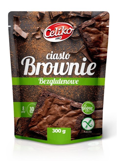 MIESZANKA NA BROWNIE BEZGLUTENOWA 300 g - CELIKO MIESZANKA NA BROWNIE BEZGLUTENOWA 300 g - CELIKO