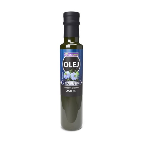 OLEJ Z CZARNUSZKI TŁOCZONY NA ZIMNO 250 ml - NATURAVENA OLEJ Z CZARNUSZKI TŁOCZONY NA ZIMNO 250 ml - NATURAVENA