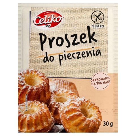 PROSZEK DO PIECZENIA BEZGLUTENOWY 30 g - CELIKO PROSZEK DO PIECZENIA BEZGLUTENOWY 30 g - CELIKO