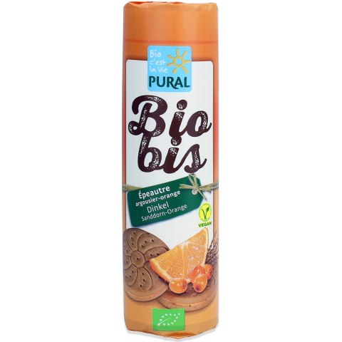 CIASTKA MARKIZY ORKISZOWE Z KREMEM ROKITNIK - POMARAŃCZA WEGAŃSKIE BIO 300 g - PURAL (BIO BIS) CIASTKA MARKIZY ORKISZOWE Z KREMEM ROKITNIK - POMARAŃCZA WEGAŃSKIE BIO 300 g - PURAL (BIO BIS)