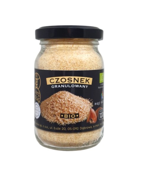 CZOSNEK GRANULOWANY BEZGLUTENOWY BIO 120 g - PIĘĆ PRZEMIAN CZOSNEK GRANULOWANY BEZGLUTENOWY BIO 120 g - PIĘĆ PRZEMIAN