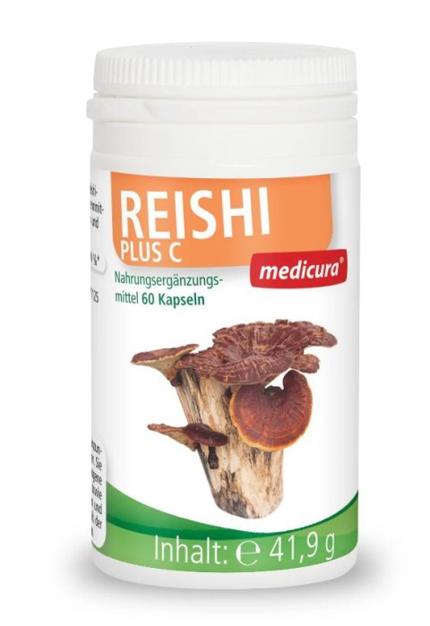 GRZYBY REISHI Z WITAMINĄ C 60 KAPSUŁEK - MEDICURA GRZYBY REISHI Z WITAMINĄ C 60 KAPSUŁEK - MEDICURA