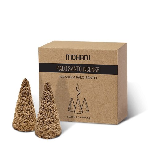 KADZIDEŁKA STOŻKOWE PALO SANTO (6 szt.) 20 g - MOHANI KADZIDEŁKA STOŻKOWE PALO SANTO (6 szt.) 20 g - MOHANI