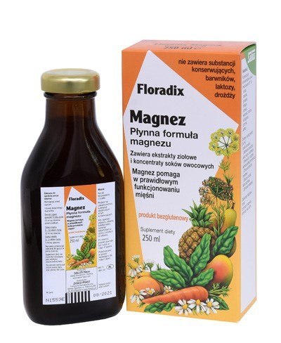SUPLEMENT DIETY MAGNEZ W PŁYNIE BEZGLUTENOWY 250 ml - SALUS (FLORADIX) SUPLEMENT DIETY MAGNEZ W PŁYNIE BEZGLUTENOWY 250 ml - SALUS (FLORADIX)