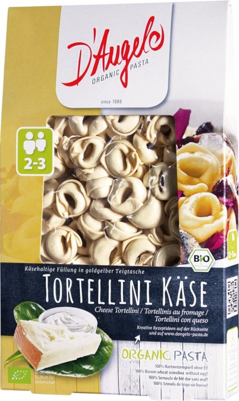 TORTELLINI Z SEREM BIO 250 g - D`ANGELO TORTELLINI Z SEREM BIO 250 g - D`ANGELO