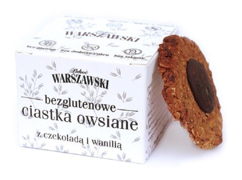 CIASTKA OWSIANE Z CZEKOLADĄ I WANILIĄ BEZGLUTENOWE 150 g - BATON WARSZAWSKI CIASTKA OWSIANE Z CZEKOLADĄ I WANILIĄ BEZGLUTENOWE 150 g - BATON WARSZAWSKI