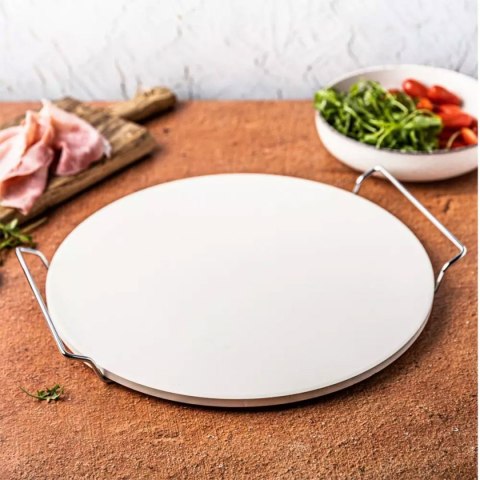 KAMIEŃ SZAMOT DO PIECZENIA I SERWOWANIA PIZZY 33cm KLAUSBERG KB-7788 KAMIEŃ SZAMOT DO PIECZENIA I SERWOWANIA PIZZY 33cm KLAUSBERG KB-7788