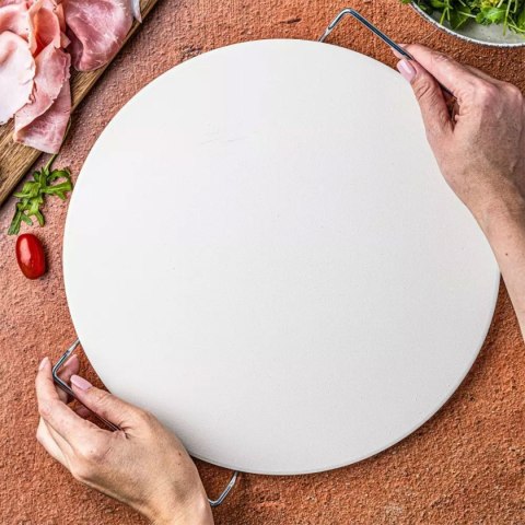 KAMIEŃ SZAMOT DO PIECZENIA I SERWOWANIA PIZZY 33cm KLAUSBERG KB-7788 KAMIEŃ SZAMOT DO PIECZENIA I SERWOWANIA PIZZY 33cm KLAUSBERG KB-7788