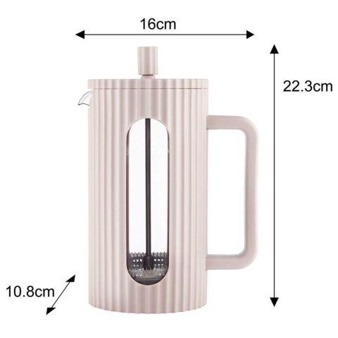 ZAPARZACZ TŁOKOWY DO KAWY/HERBATY 1000ml KLAUSBERG KB-7754 RÓŻOWY ZAPARZACZ TŁOKOWY DO KAWY/HERBATY 1000ml KLAUSBERG KB-7754 RÓŻOWY