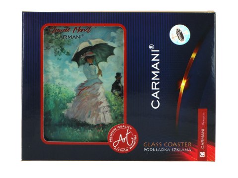 Podkładka szklana - C. Monet, Kobieta z Parasolem (CARMANI) Podkładka szklana - C. Monet, Kobieta z Parasolem (CARMANI)