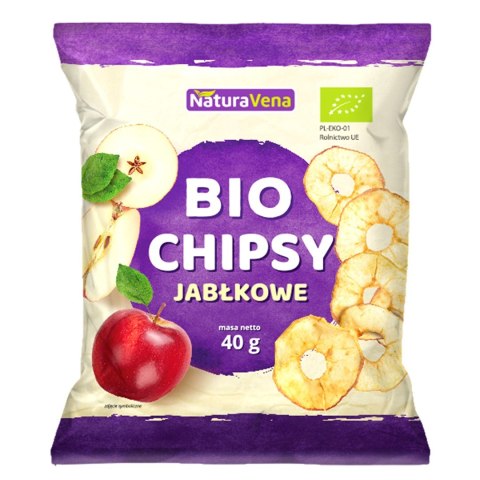 CHIPSY JABŁKOWE BEZGLUTENOWE BIO 40 g - NATURAVENA CHIPSY JABŁKOWE BEZGLUTENOWE BIO 40 g - NATURAVENA