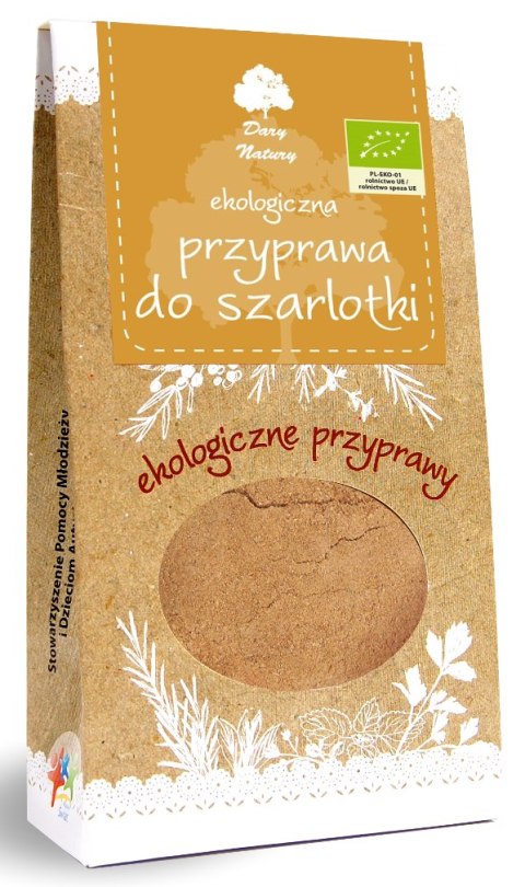 PRZYPRAWA DO SZARLOTKI BIO 50 g - DARY NATURY PRZYPRAWA DO SZARLOTKI BIO 50 g - DARY NATURY