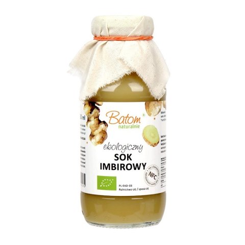 SOK IMBIROWY NFC BIO 330 ml - BATOM SOK IMBIROWY NFC BIO 330 ml - BATOM