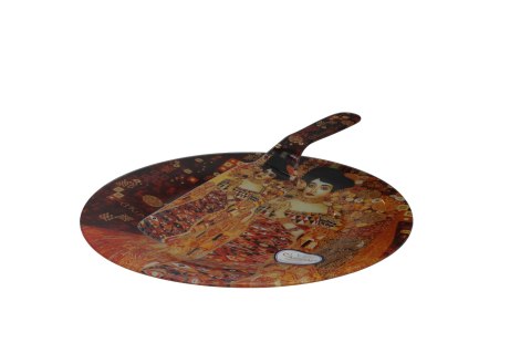 Talerz deserowy z łopatką - G.Klimt, Adela śr.30cm Talerz deserowy z łopatką - G.Klimt, Adela śr.30cm