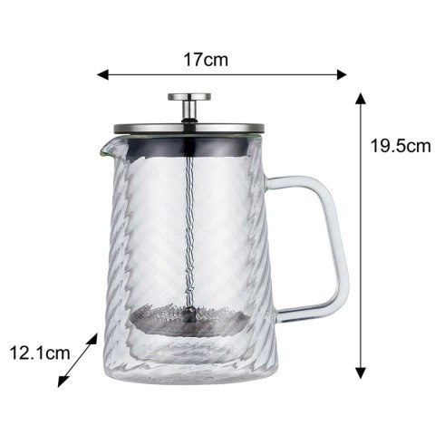 ZAPARZACZ TŁOKOWY DO KAWY/HERBATY TERMICZNY 600ml KLAUSBERG KB-7763 ZAPARZACZ TŁOKOWY DO KAWY/HERBATY TERMICZNY 600ml KLAUSBERG KB-7763
