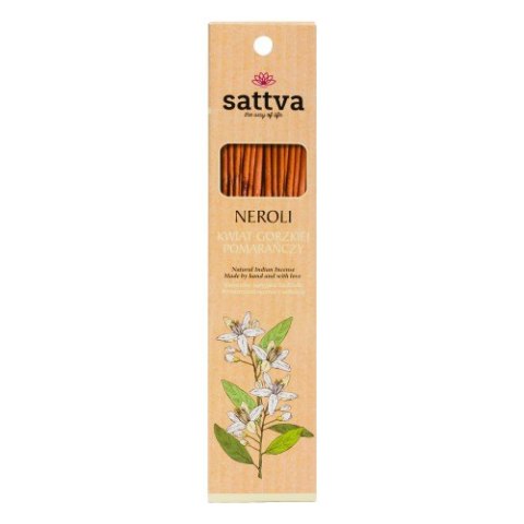 KADZIDŁO INDYJSKIE KWIAT GORZKIEJ POMARAŃCZY (15 szt.) 30 g - SATTVA (WELLNESS) KADZIDŁO INDYJSKIE KWIAT GORZKIEJ POMARAŃCZY (15 szt.) 30 g - SATTVA (WELLNESS)