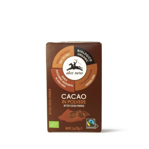KAKAO W PROSZKU FAIR TRADE BIO 75 g - ALCE NERO KAKAO W PROSZKU FAIR TRADE BIO 75 g - ALCE NERO