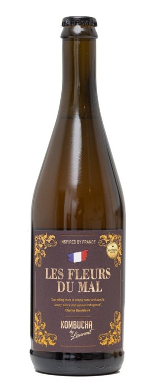 KOMBUCHA O SMAKU LAWENDY I ROZMARYNU (CHARLES BAUDELAIRE) BIO 750 ml - KOMBUCHA BY LAURENT (PLATINIUM)