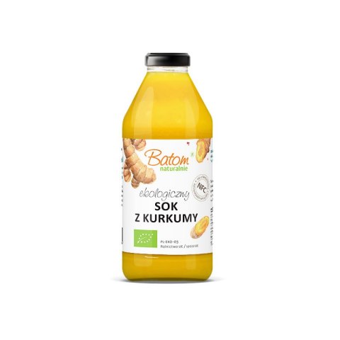 SOK Z KURKUMY NFC BIO 330 ml - BATOM SOK Z KURKUMY NFC BIO 330 ml - BATOM