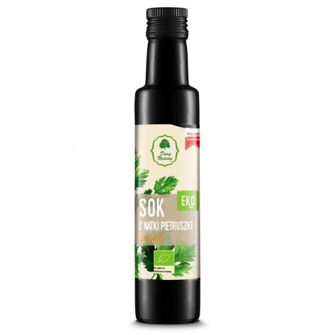 SOK Z NATKI PIETRUSZKI BIO 250 ml - DARY NATURY SOK Z NATKI PIETRUSZKI BIO 250 ml - DARY NATURY
