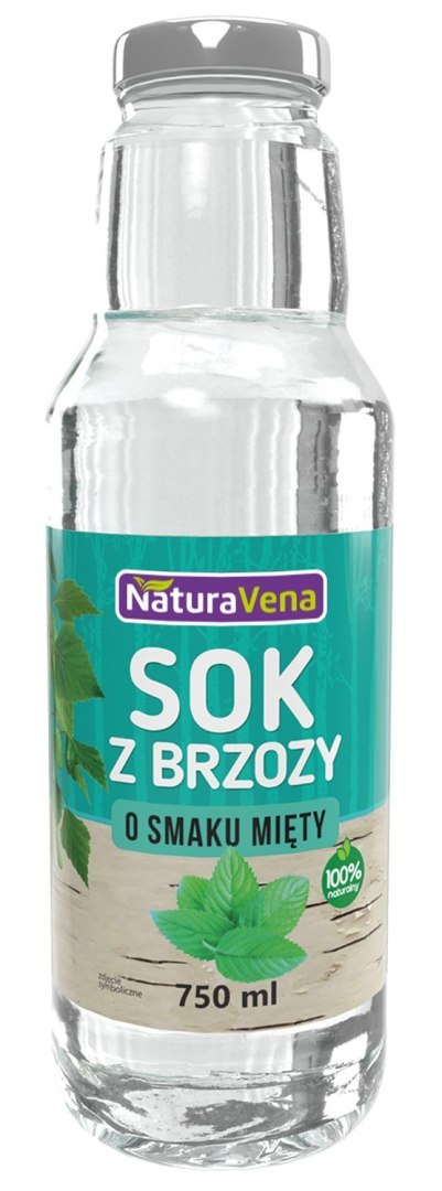 SOK Z BRZOZY O SMAKU MIĘTY 750 ml - NATURAVENA SOK Z BRZOZY O SMAKU MIĘTY 750 ml - NATURAVENA