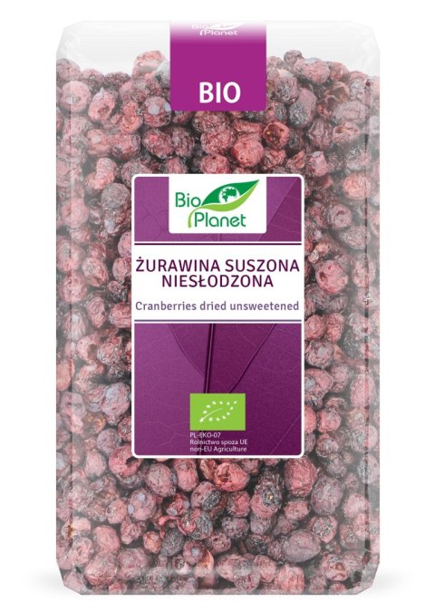 ŻURAWINA SUSZONA NIESŁODZONA BIO 150 g - BIO PLANET ŻURAWINA SUSZONA NIESŁODZONA BIO 150 g - BIO PLANET