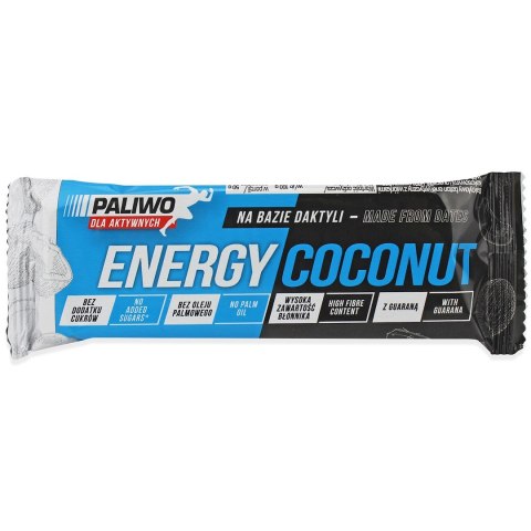BATON ENERGY KOKOS + GUARANA 50 g - PALIWO DLA AKTYWNYCH BATON ENERGY KOKOS + GUARANA 50 g - PALIWO DLA AKTYWNYCH