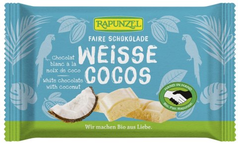 CZEKOLADA BIAŁA Z WIÓRKAMI KOKOSOWYMI BIO 100 g - RAPUNZEL CZEKOLADA BIAŁA Z WIÓRKAMI KOKOSOWYMI BIO 100 g - RAPUNZEL
