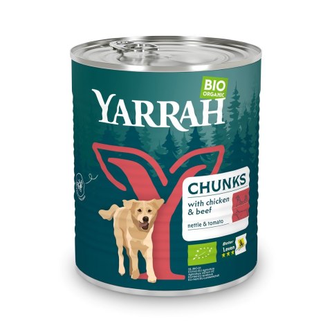 (DLA PSA) KARMA Z WOŁOWINĄ, POKRZYWĄ I POMIDOREM BIO 820 g - YARRAH (DLA PSA) KARMA Z WOŁOWINĄ, POKRZYWĄ I POMIDOREM BIO 820 g - YARRAH